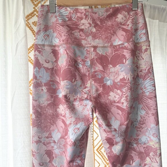 Anthropologie Daily Practice Allie Leggings (Size M) Floral Scallop & Tie Detail - Picture 8 of 11